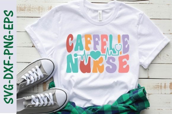 Caffelie Nurse Svg, Retro Caffelie Nurse