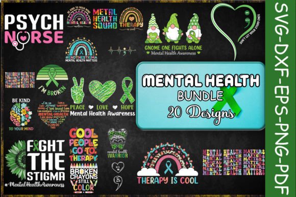 MentalHealth Bundle: Graphics & Crafts
