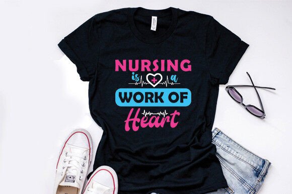 Nurse Svg Design: Graphics for T-Shirt Designs